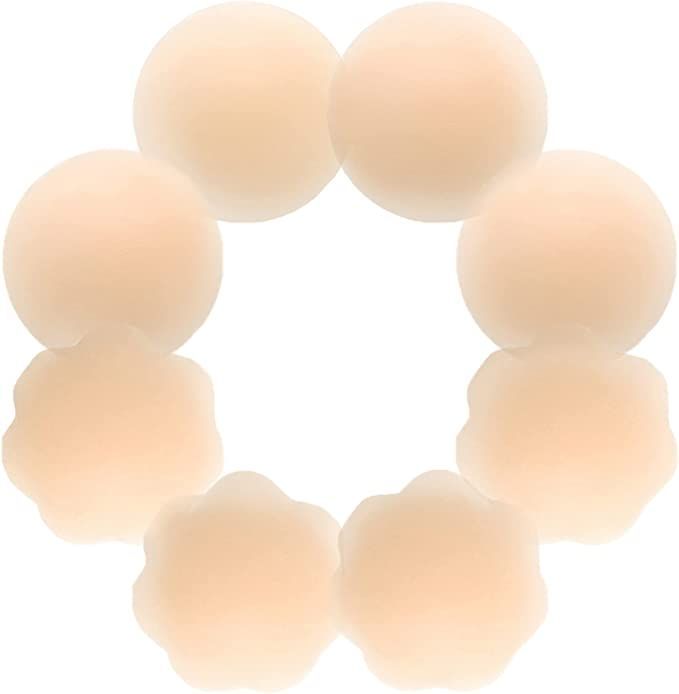PRETTYWELL Nipple Covers for Women, Waterproof Adhesive Pasties Nipple  Cover, Reusable Petals Nipple Covers Silicone Nipple Pasties,Silicone  Nipple Stickers Caramel at  Women's Clothing store