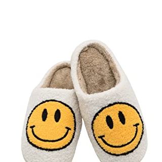 Retro Smiley Face Comfort Indoor/Outdoor Trendy Slipper