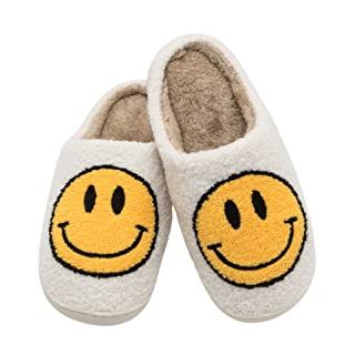 Retro Smiley Face Comfort Indoor/Outdoor Trendy Slipper