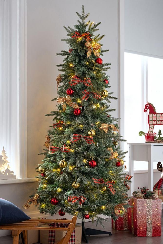 6ft Pop up Christmas Tree Prelit Pull up Christmas Tree with Lights Party  Decor