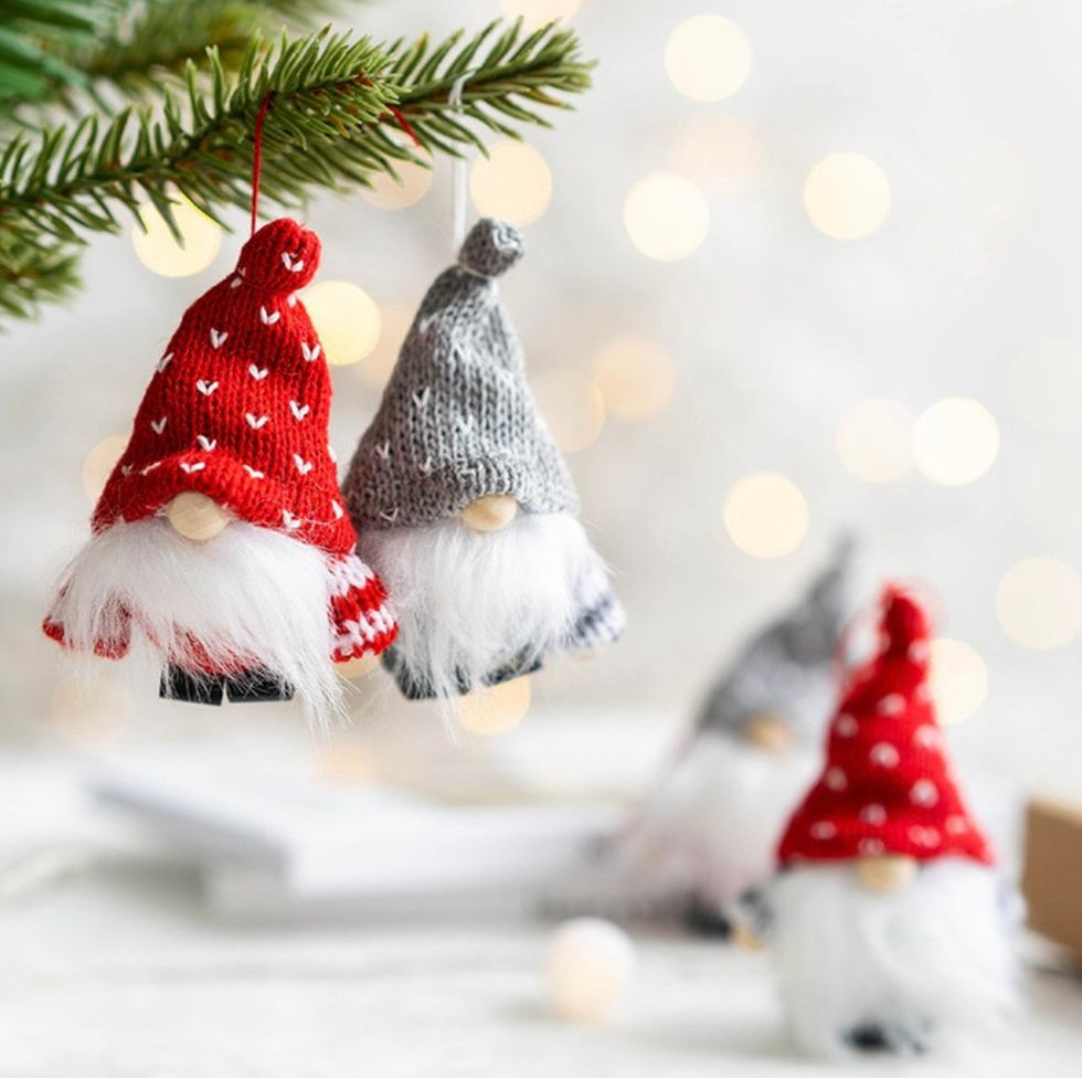 Mini Christmas Tree with 1ights - Gnome Christams Decorations, Funny Small  Christmas Tree Gnome, Table Top Christmas Tree, Great Christmas Gnome