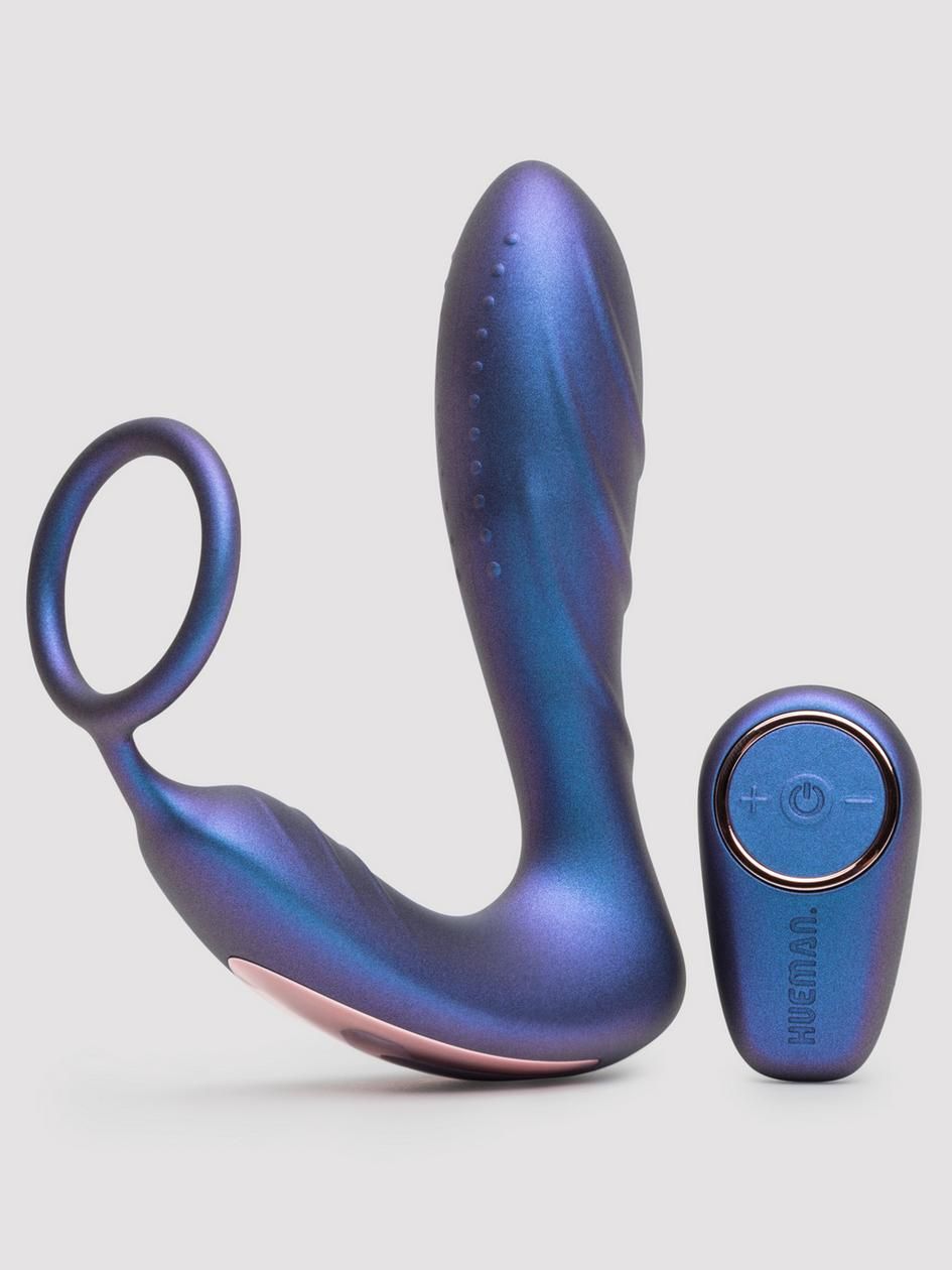 Black Hole Galactic Silicone Remote Control Cock Ring Butt Plug