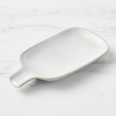 Cyprus Reactive Glaze Spoon Rest Black
