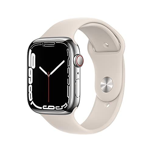 Apple Watch Series 7 Smart Watch w/ Silver Stainless Steel Case