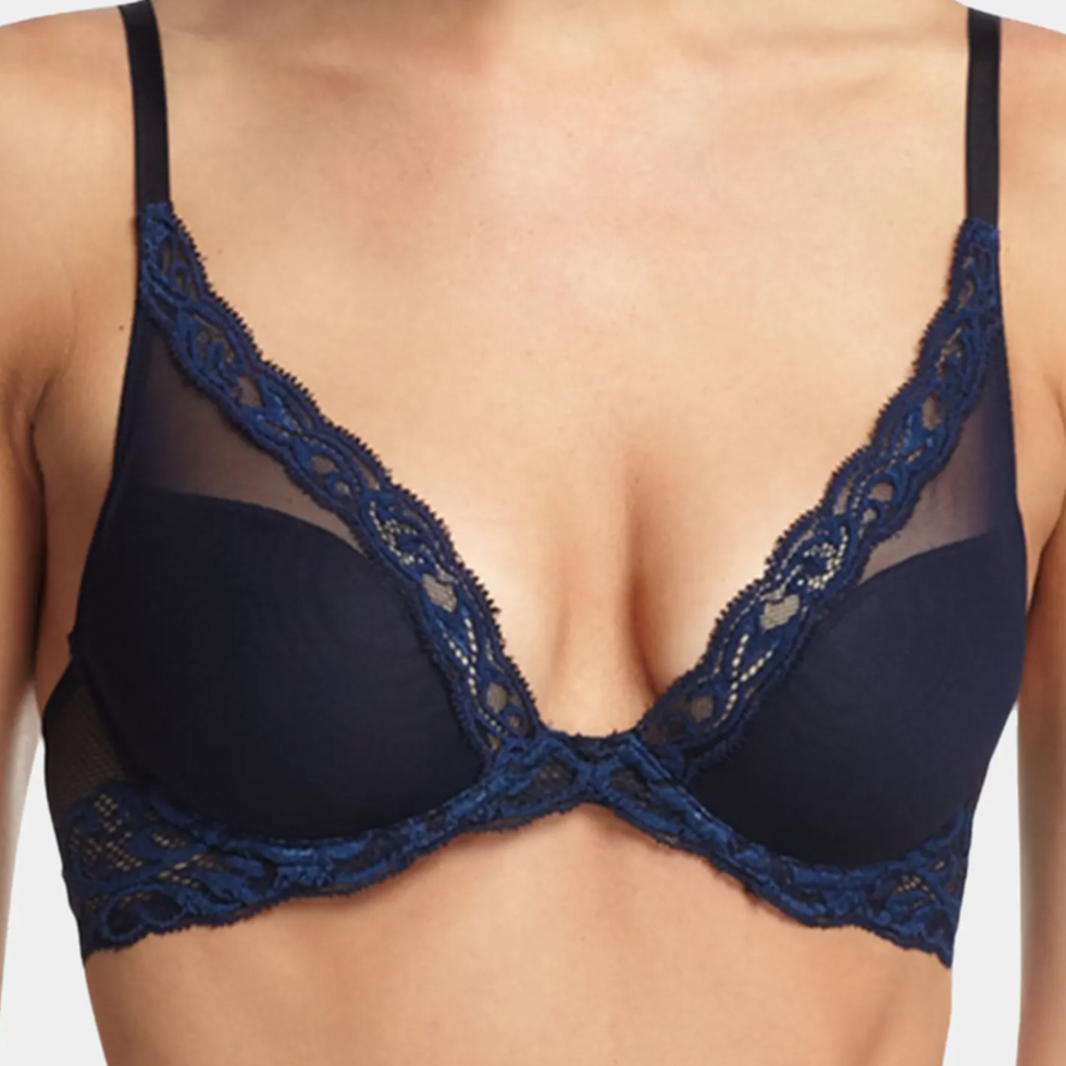 Buy Natori Feathers Contour Plunge Bra - Natural At 50% Off