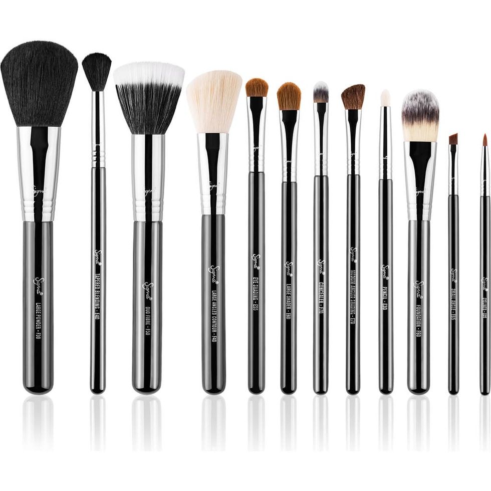 e.l.f. Complexion Perfection Brush Kit 4Piece Set Synthetic
