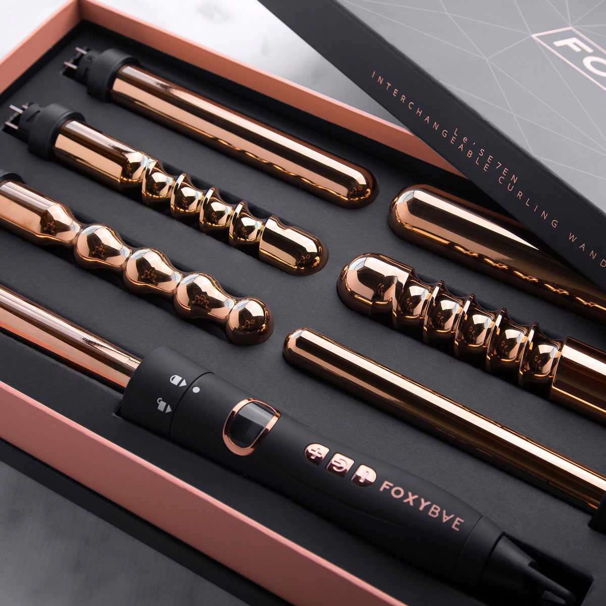 Rose Gold 7-in-1 Wand