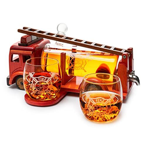 Firetruck Whiskey Decanter