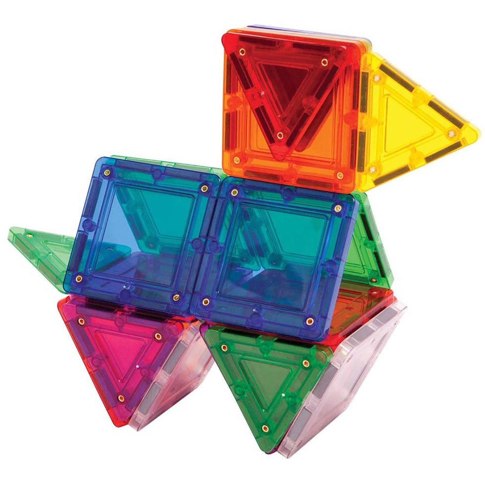 Rainbow Multicolor Magnetic Tiles 