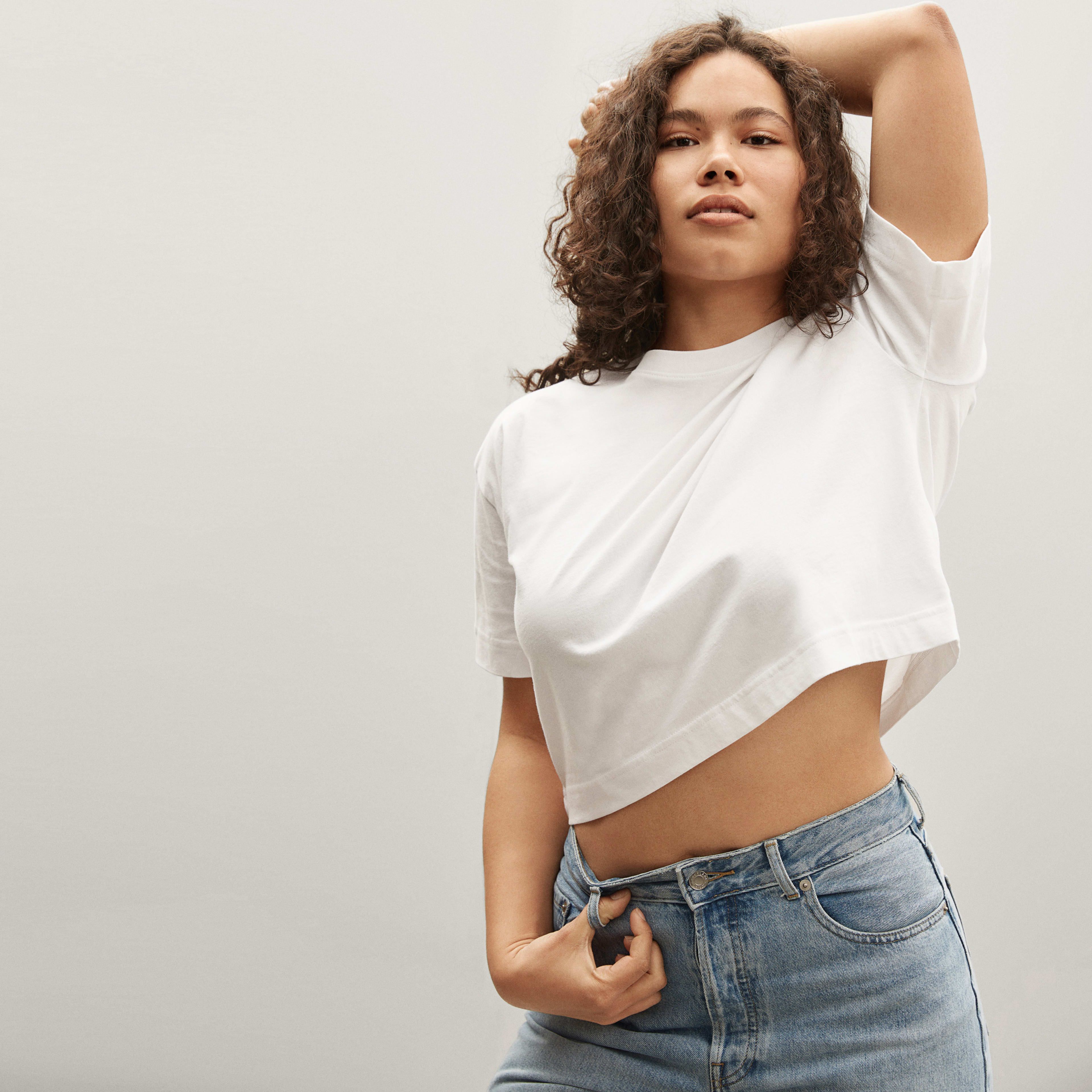 The Organic Cotton Cropped Tee