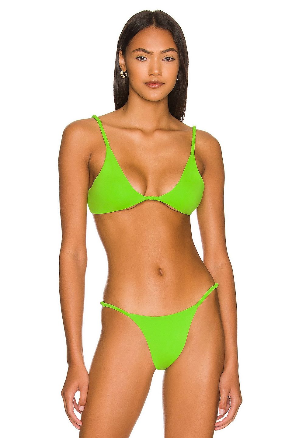 Simply Be Boux Avenue Porto Strappy Bikini Top (£18, originally £22), Megan Fox Shows Off Her Underboob in an Orange Thongkini