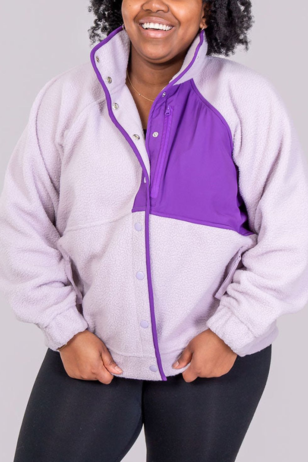 Calvin Klein Women's Athleisure Fitness Sweatshirt Purple Size X