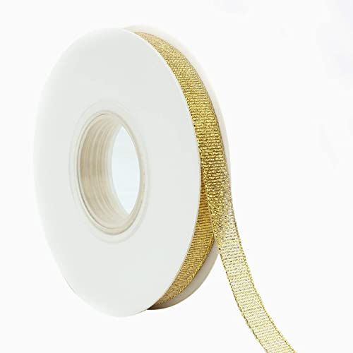 Glitter Metallic Gold Ribbon