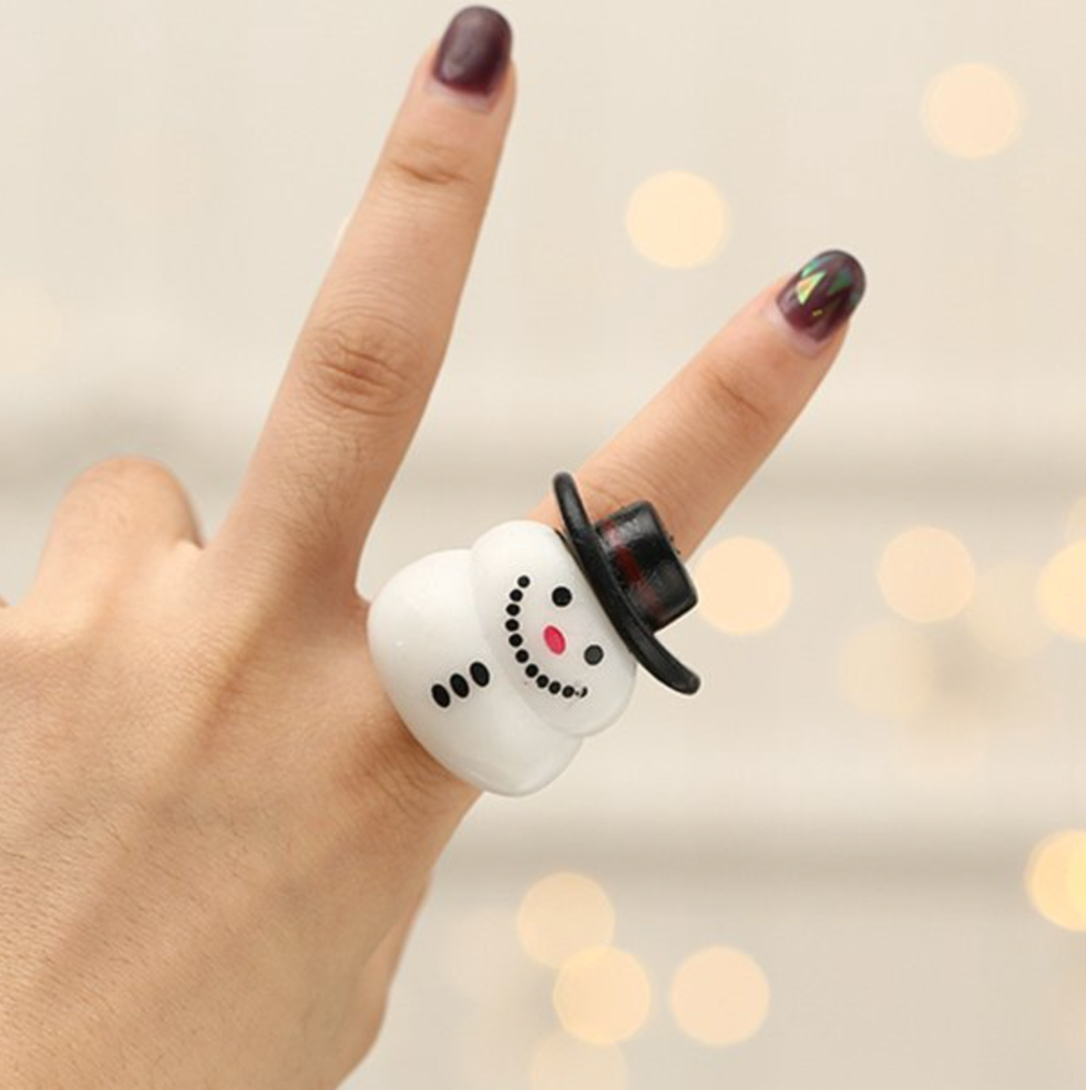 Snowman Toy Ring 