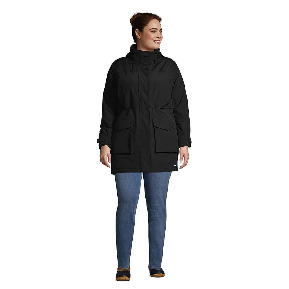 Lands end winter on sale coats plus size