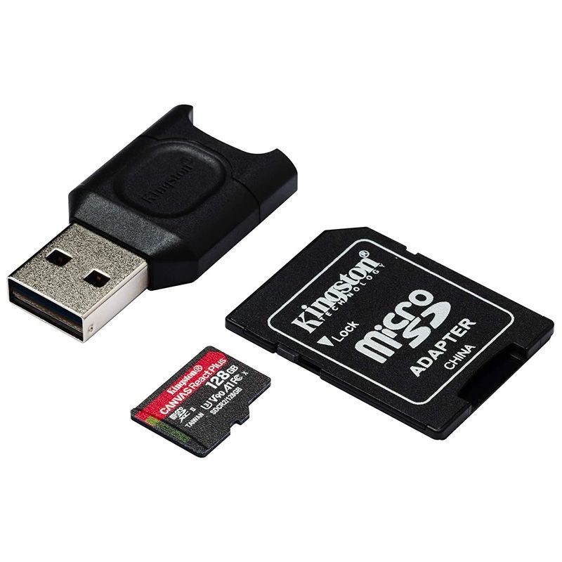KINGSTON - Carte mémoire microSD Canvas Select Plus 256 Go MicroSDXC +  adaptateur SD