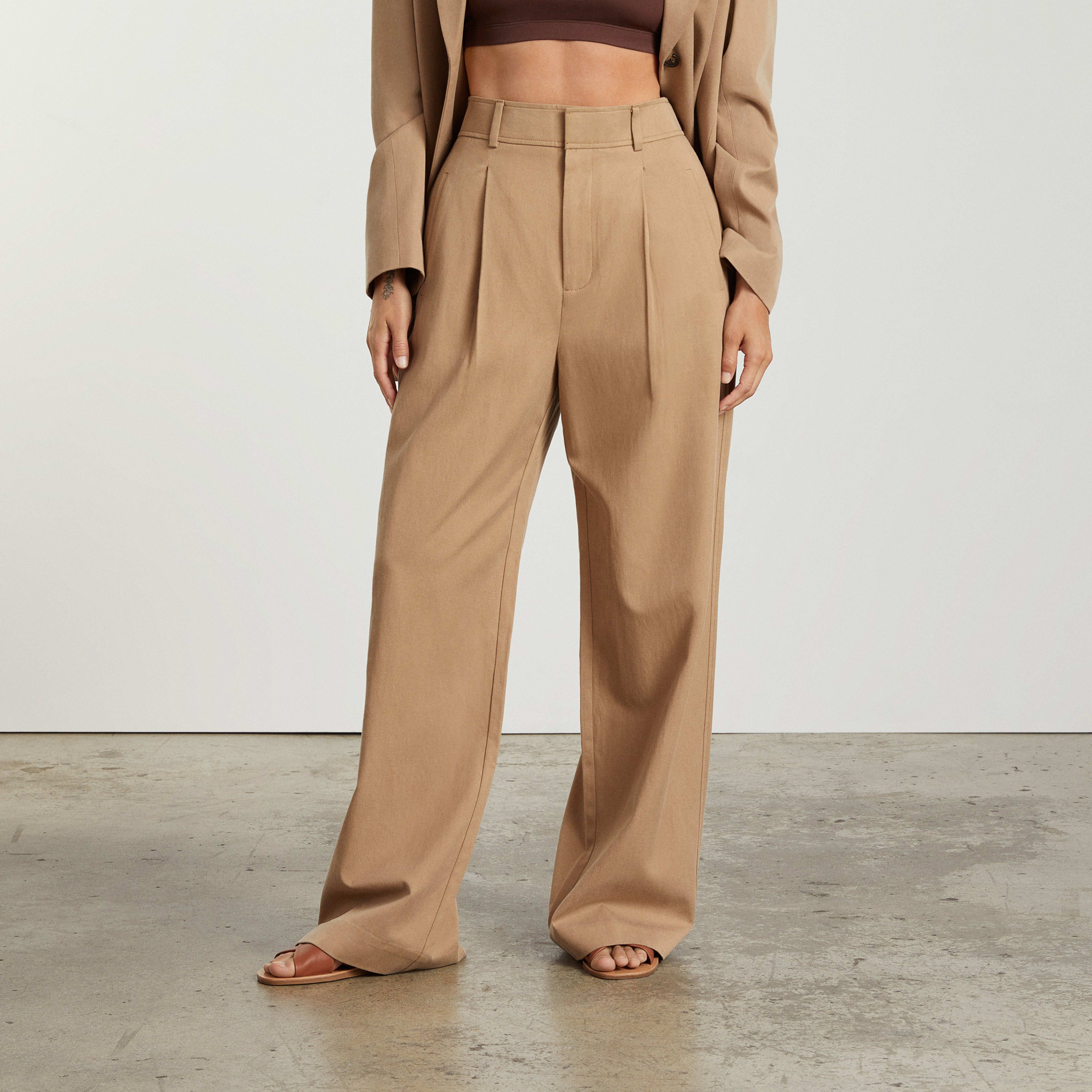 Slacks and Chinos Wide-leg and palazzo trousers Chloé Wool Flare Pants in Black Womens Clothing Trousers 
