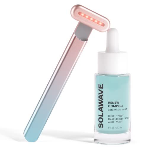 4-in-1 Facial Wand and Renew Complex Serum Bundle