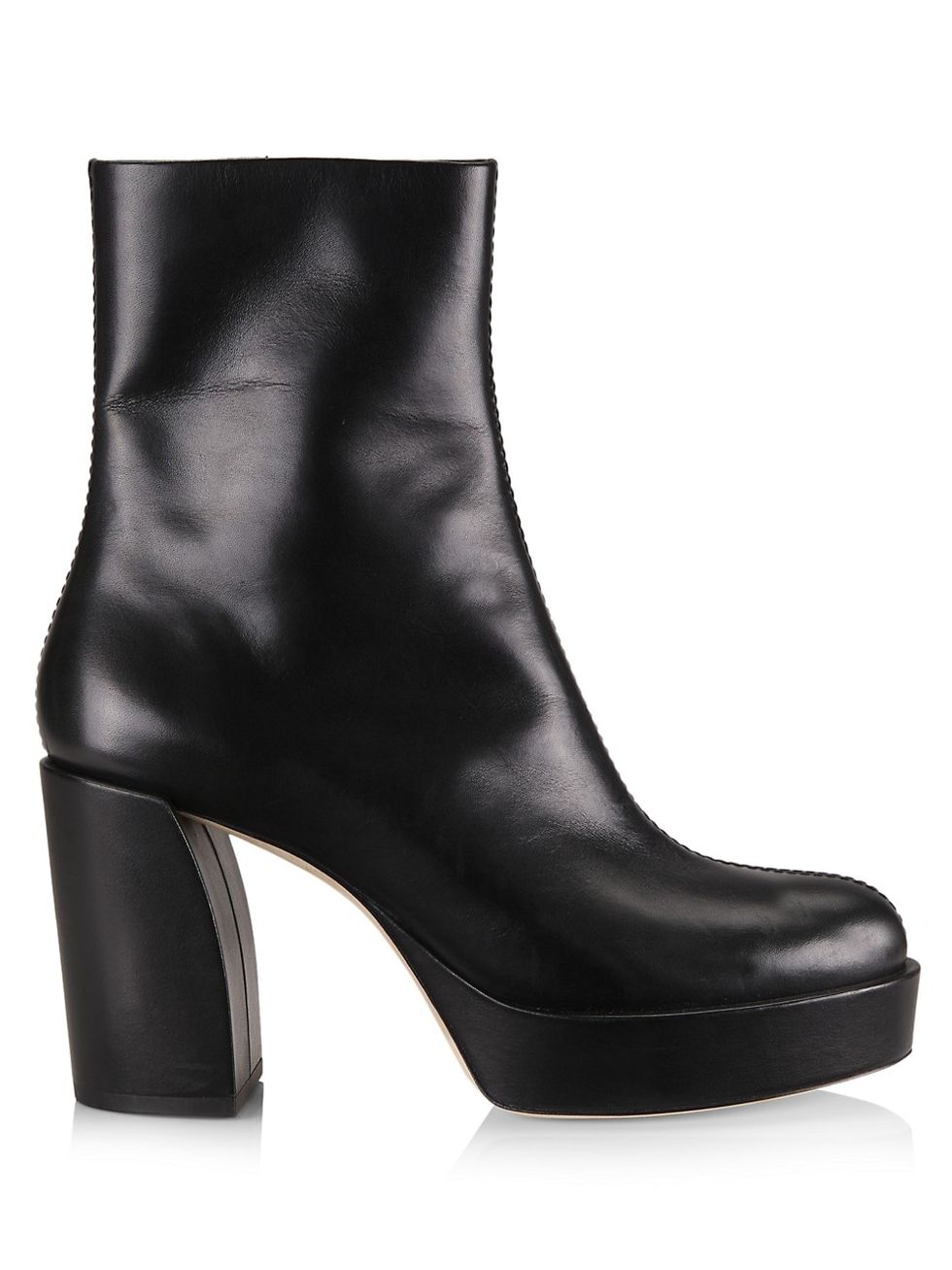 Naomi Leather Platform Boots