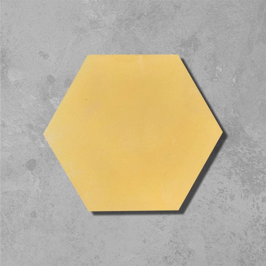 #17 Canola Yellow Hexagonal Tile