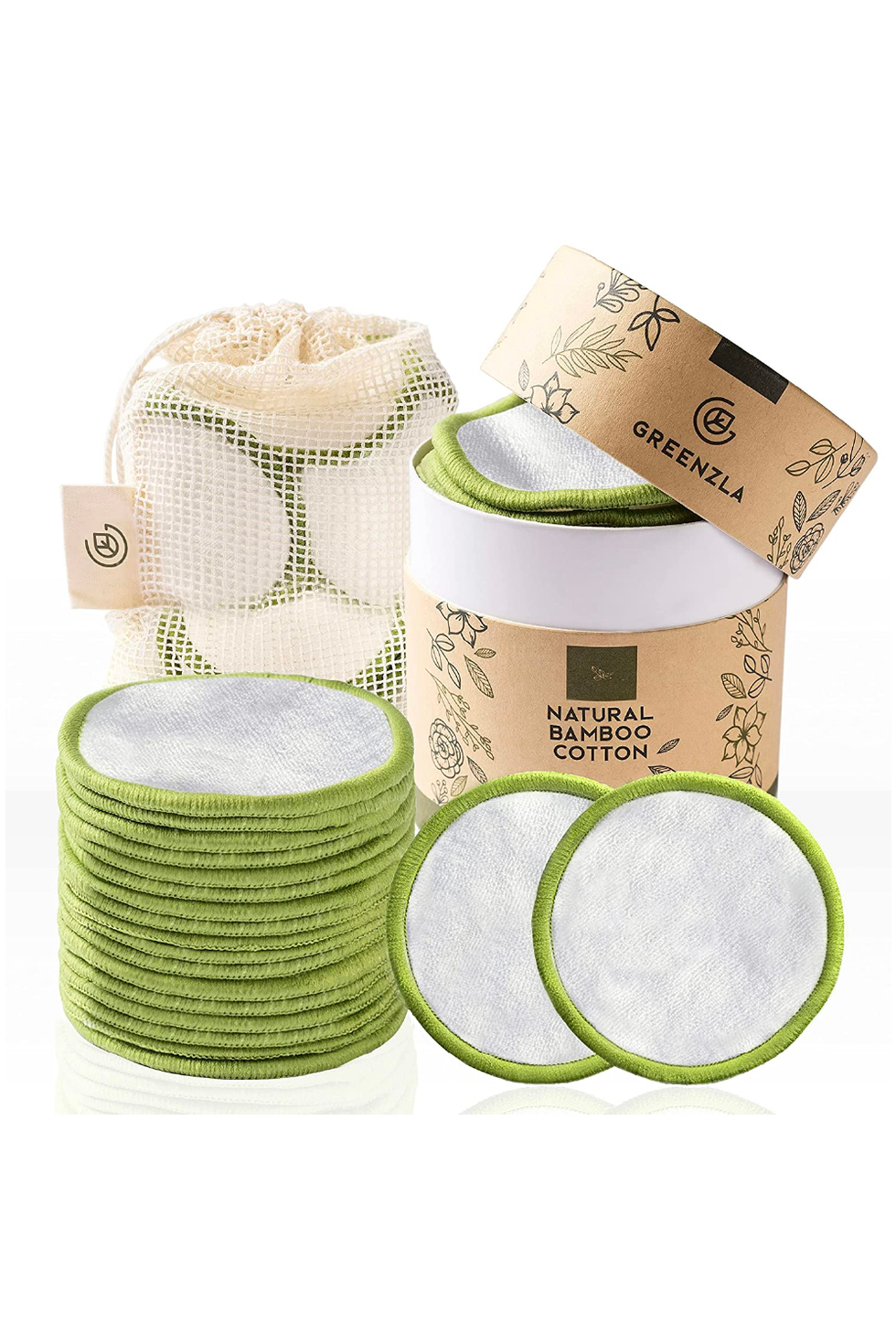 80pcs reusable cotton pads organic cotton rounds face wash pads Cotton Pads