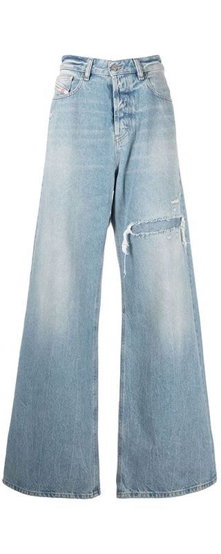 D-Sire Oversize Wide-leg Jeans