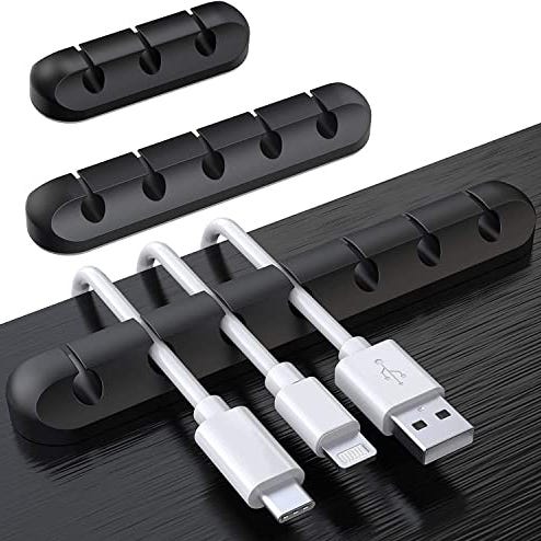  3-Pack Cable Management Cord Organizer Clips 