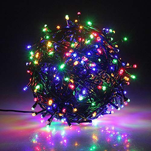 Christmas Lights Outdoor, 400 LED 33 FT 8 Modes Curtain Fairy Star String  Lights with Remote Control, Icicle Lights Outdoor for Christmas, Party,  Holiday, Roof, Yard, Christmas Decorations Outdoor 