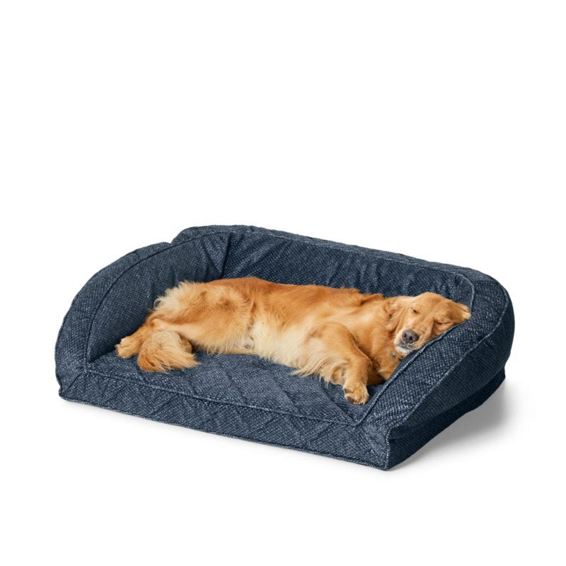 WEVEGO Dog Bed with Removable Washable Cover, Gel Memory Foam and Sponge 2-Layer, Pet Beds with Waterproof Lining and Non-Slip B