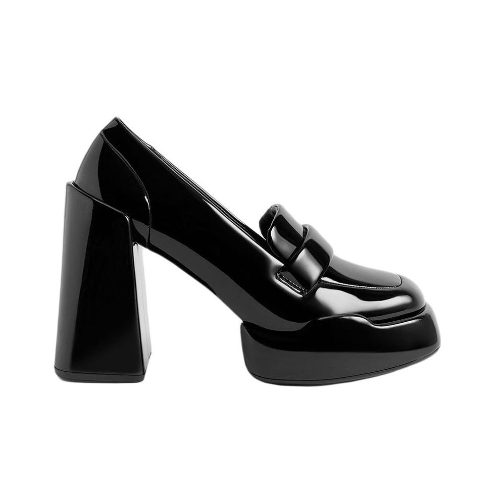 Charles & Keith Women's Lula Patent Loafer Pumps