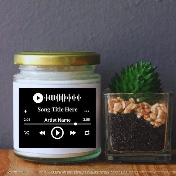 Scannable Scented Candle 