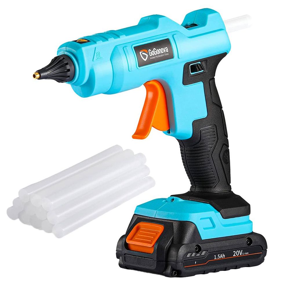 When you want a cordless glue gun but don't want to invest in a new battery  type : r/harborfreight