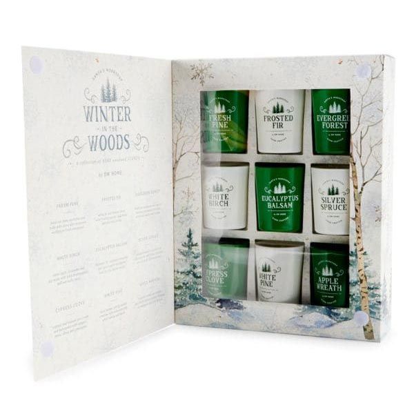 9-Piece Winter In The Woods Scented Candle Set