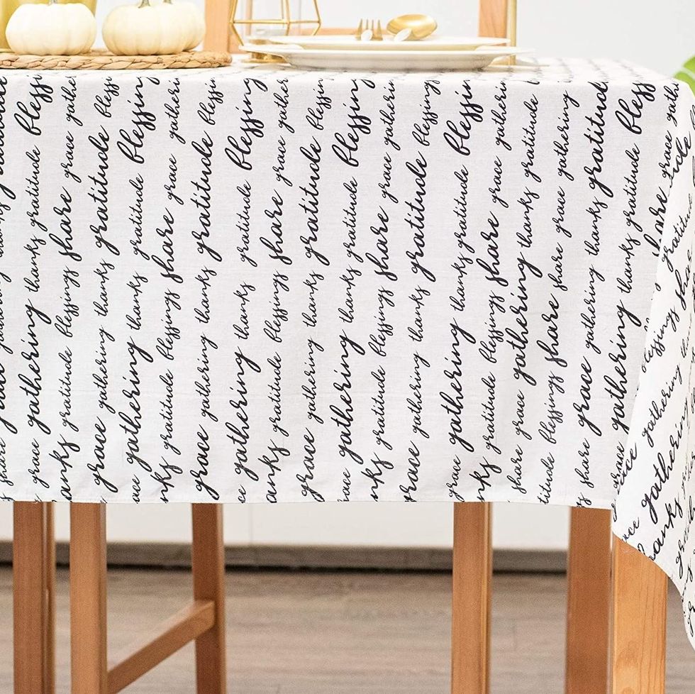 Thanksgiving Quotes Tablecloth