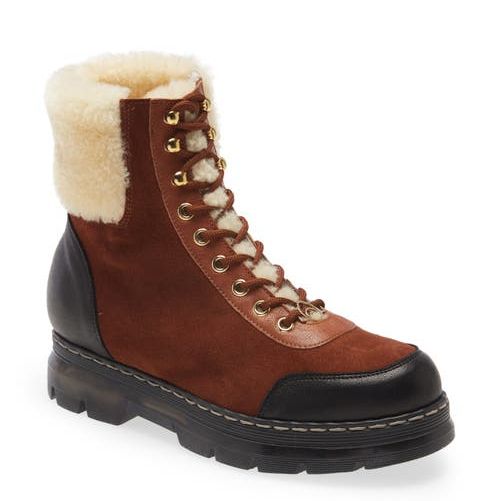 Alps Genuine Shearling Lined Hiker Boot