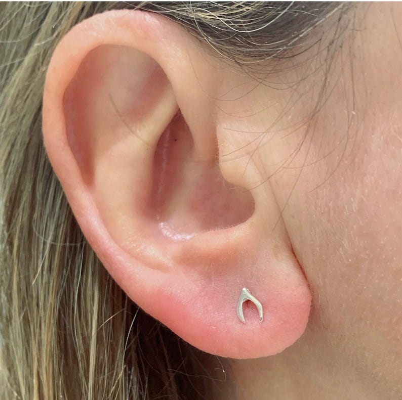 Pennyweights Jewelry Sterling Silver Wishbone Studs