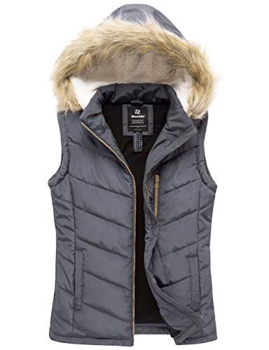 puffer fur vest