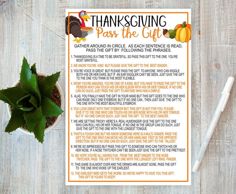 Free Thanksgiving Games For All Ages - Modern Mom Life