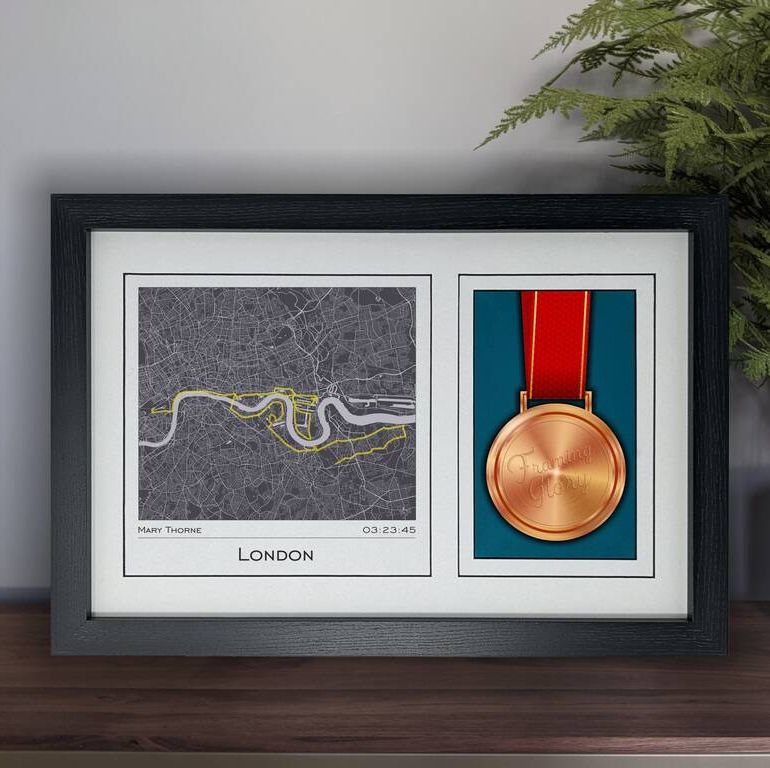 London Marathon Medal Display Case
