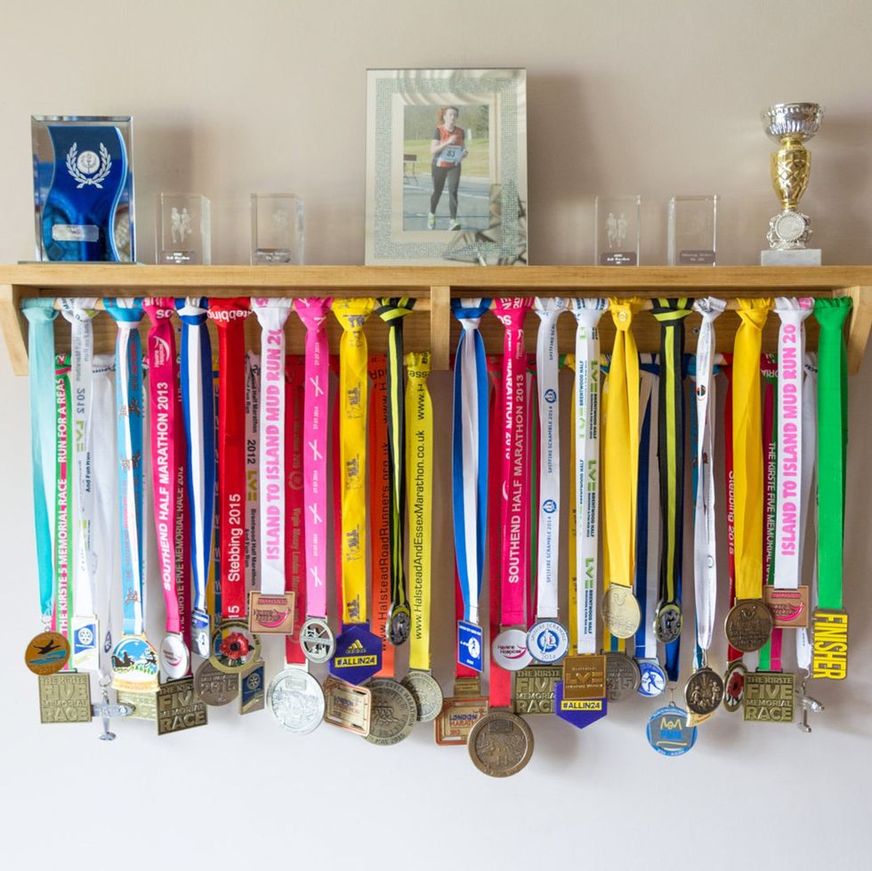Wooden Medal Hanger & Shelf Display
