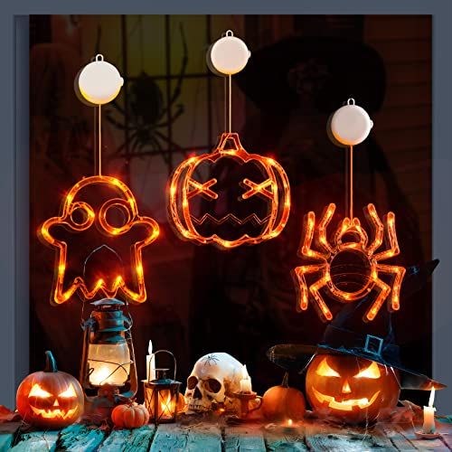 Cheap halloween shop window decorations