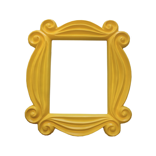 Monica's Yellow Peephole Picture Frame