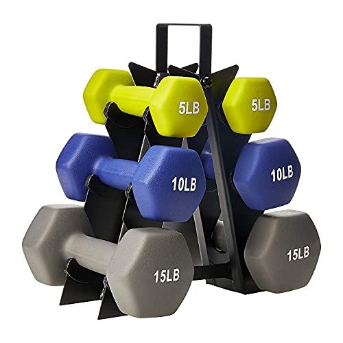 Free Hand Weight Set with Rack