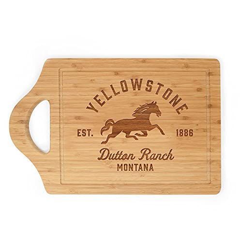 'Yellowstone' Dutton Ranch Montana Laser Engraved Cutting Board