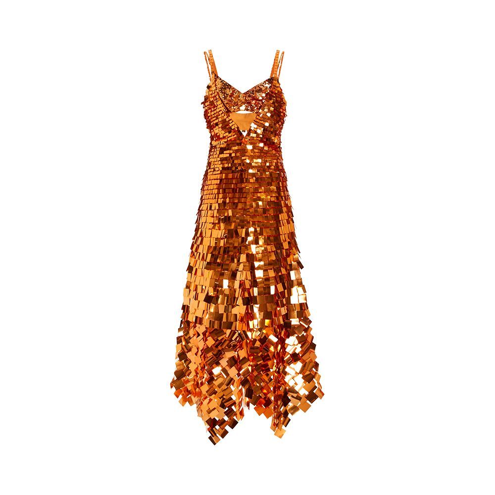 Indira Sequin Midi Dress