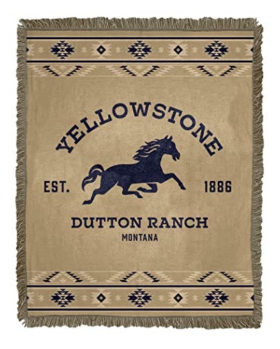 'Yellowstone' Dutton Ranch Woven Throw Blanket