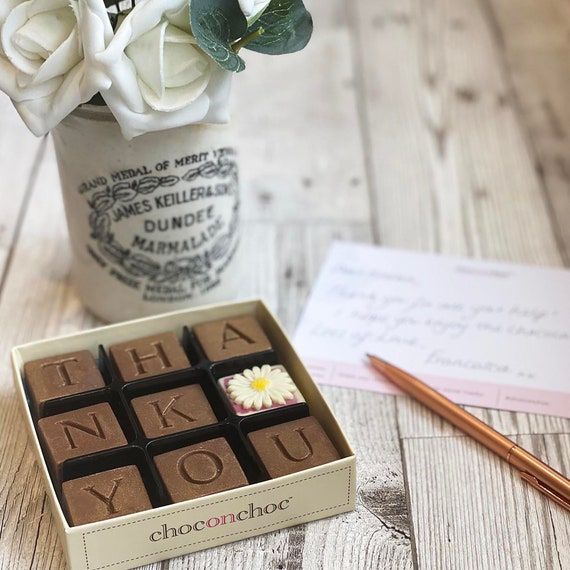 'Thank You' Chocolate Box