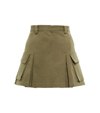 Audrey Cargo Cotton Miniskirt
