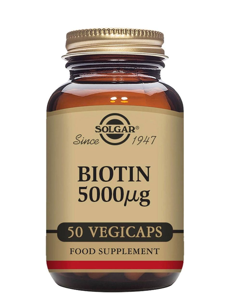 Biotin 5000µg Vegetable Capsules