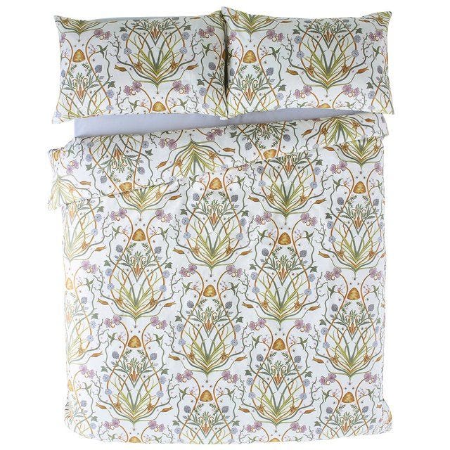 Potagerie Art Deco 100{ae4c731f0fa9ef51314dbd8cd1b5a49e21f1d642b228e620476f3e076dd7c050} Cotton Bedding Set